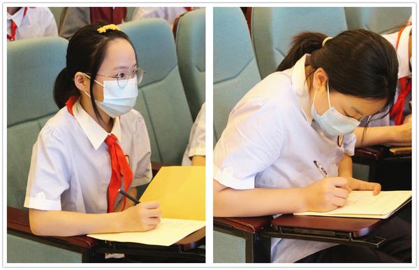 同学们认真记录 同学们认真记录