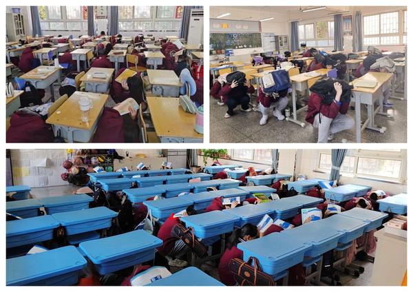 4各班进行紧急避险